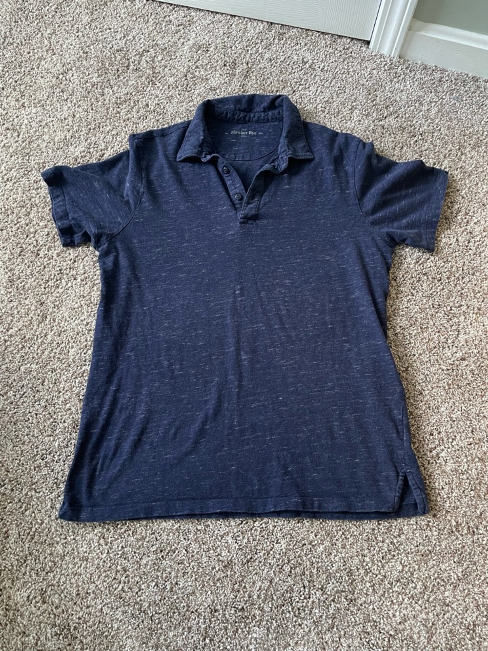 Hawker Rye Navy Polo - Picture 2 of 2